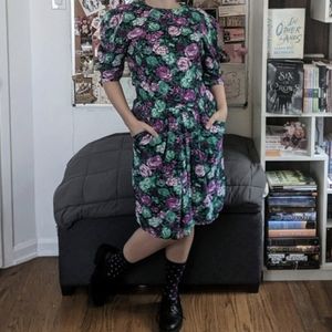 Vintage 80s Tea Party Dress